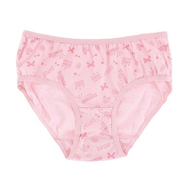Mamia Girl's Cotton Princesses Bikini Panty (6 Pack)
