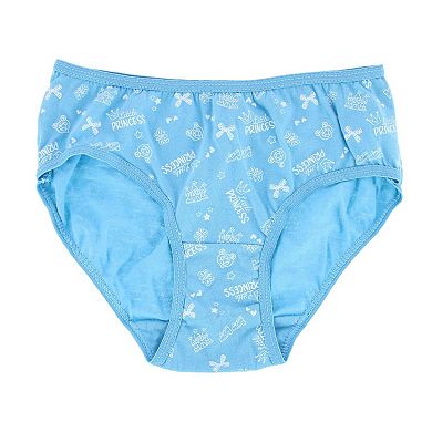 Mamia Girl's Cotton Princesses Bikini Panty (6 Pack)