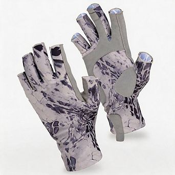 UPF50+ UV Sun Gloves for Fishing Kayaking Rowing Outdoor Use