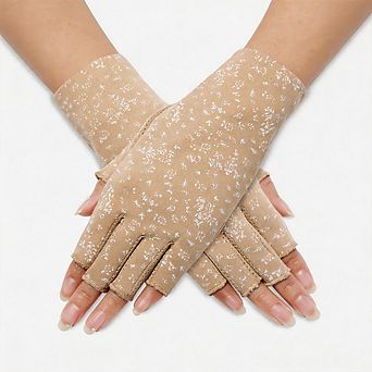 Fingerless UV Protection Gloves Non Slip for Women Driving Cycling Manicure