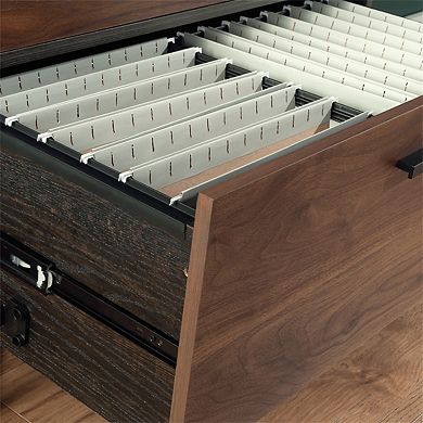 Lateral File Cabinet, 2 Soft Close Drawers,Metal Base, Letter & Legal Size Storage,Assembly Required
