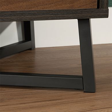 Lateral File Cabinet, 2 Soft Close Drawers,Metal Base, Letter & Legal Size Storage,Assembly Required