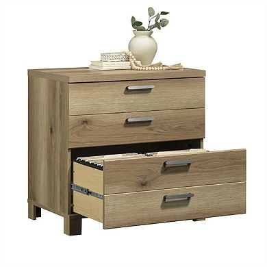 Lateral Storage File Cabinet, 2 Drawers with Full-Extension Slides & Safety Interlock,29.76"Tall