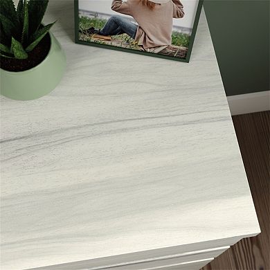 Lateral File Cabinet, Off White/Gray, 2 Drawers, Metal Runners, Printer Stand for Home,Easy Assembly