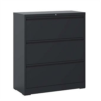 Lateral File Cabinet 3 Drawer,Filing Cabinet,Lockable File Cabinet,Locking Metal Cabinet for A4 Size