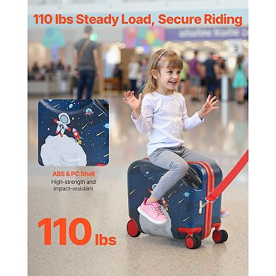 Ride-on Luggage 18-in. Carry-On Scooter Suitcase