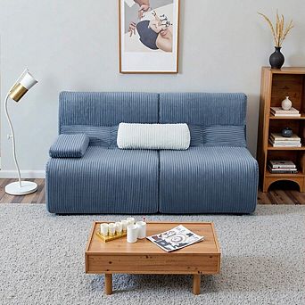 2-Seater Sectional Sofa With Ergonomic Support, Modular Design
