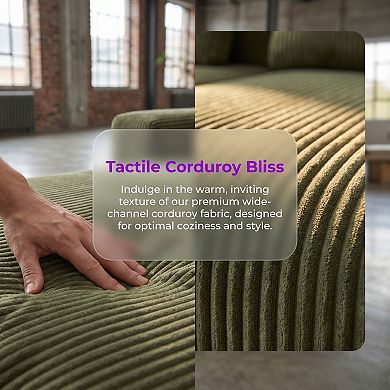 Modular Design 4-6 Seater Sectional Sofa With Ergonomic Support