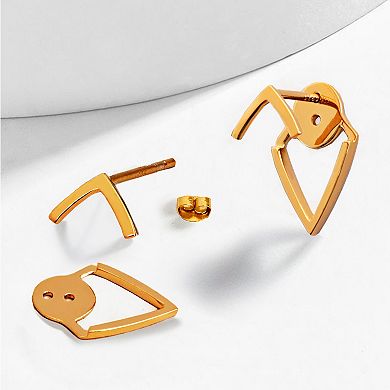TRILL 2-WAY CONVERTIBLE WISHBONE STUDS