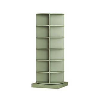 KTMBDW 6 tier Rotating Shoe Rack Tower, Revolving 360 Shoe Rack Storage Round Carousel