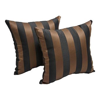 Blazing Needles Square Polyester Outdoor Throw Pillows (Set of 2)