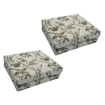Blazing Needles Patterned Outdoor Chair Cushions (Set of 4)
