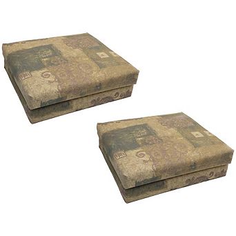 Blazing Needles Patterned Outdoor Chair Cushions (Set of 4)