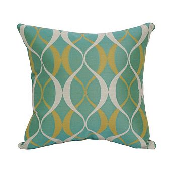 Blazing Needles Square Premium Polyester Outdoor Throw Pillow