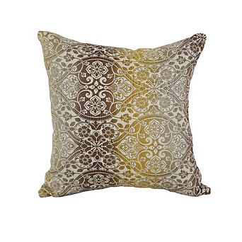 Blazing Needles Square Premium Polyester Outdoor Throw Pillow