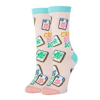 Women's Crew Socks-Mahjong Games