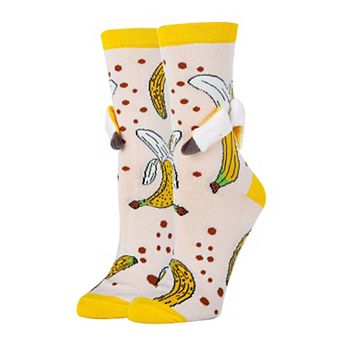 Women's Crew Socks-Banana Nana