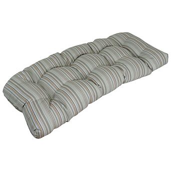 Blazing Needles Premium Olefin Tufted Outdoor Loveseat Cushion