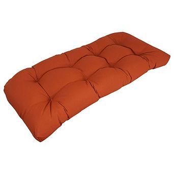 Blazing Needles Premium Olefin Tufted Outdoor Loveseat Cushion
