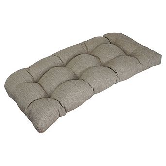 Blazing Needles Premium Olefin Tufted Outdoor Loveseat Cushion
