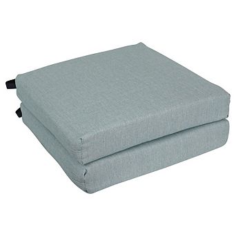 Blazing Needles Premium Olefin Outdoor Chair Cushions (Set of 2)