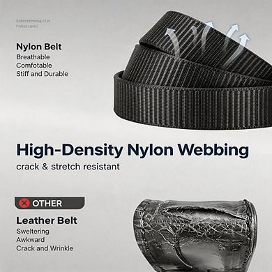 Adjustable Nylon Ratchet Tactical Belt For Multi-Scene Daily Use