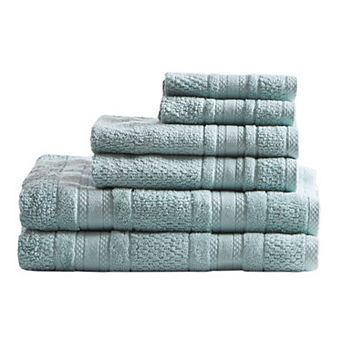 6 pc Super Soft Cotton Quick Dry Bath Towel Set