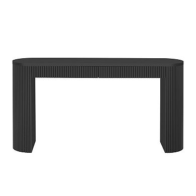 KTMBDW 58.3" Console Table with 2 Drawers, Entryway Tables with Storage for Living Room