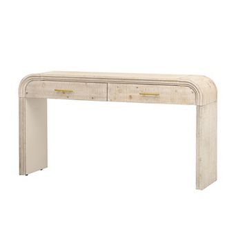 KTMBDW Retro Silhouette Console Table with 2 Drawers for Entrance, Dining Room, Living Room