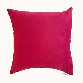 Reversible Throw Pillow Velvet