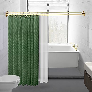 Utopia Alley Adjustable 72-Inch Rust-proof Aluminum Double Shower Curtain Rods, No Drilling