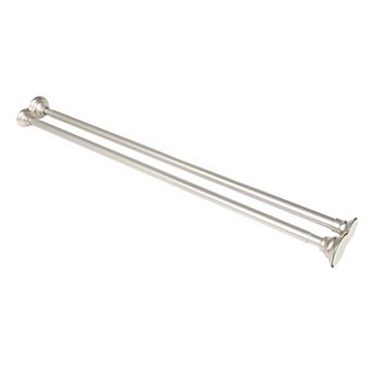 Utopia Alley Adjustable 72-Inch Rust-proof Aluminum Double Shower Curtain Rods, No Drilling