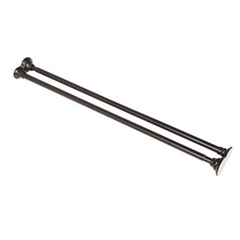 Utopia Alley Adjustable 72-Inch Rust-proof Aluminum Double Shower Curtain Rods, No Drilling