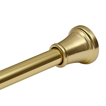Utopia Alley Adjustable 72-Inch Rust-Proof Aluminum Shower Curtain Tension Rod, No Drill