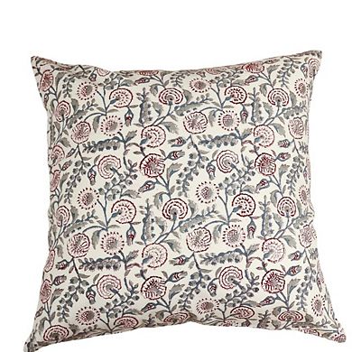 Bloom Block Print Pillow