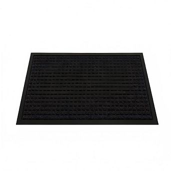 1 pc Polypropylene Small Grid Composite Rubber Mat, Gray, 45x75x0.7cm, Kitchen & Home Floor Mat