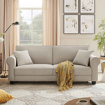 86.8" Modern Loveseat Sofa Couch, Upholstered 2-Seater Couch for Living Room Apartment Office