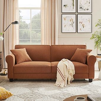86.8" Modern Loveseat Sofa Couch, Upholstered 2-Seater Couch for Living Room Apartment Office