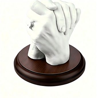 Hand Casting Kit for Couples or Family with Mounting Plaque