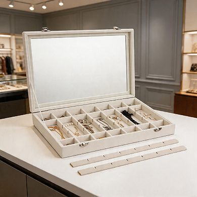 Splendid Frame Velvet Jewelry Tray