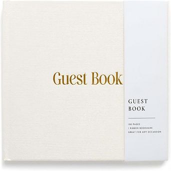 Elegant Guest Book for Party, Baby Shower Guest Book & Polaroid Guest Book for Wedding
