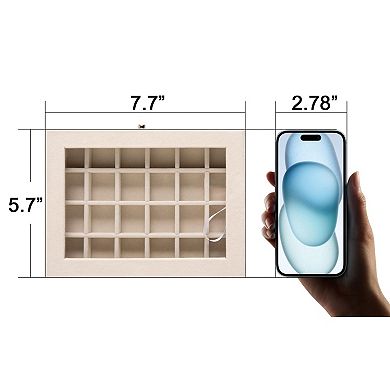 Splendid Frame 24 Grid Jewelry Tray