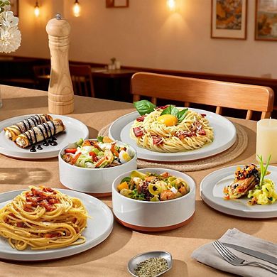 12 Piece Stoneware Dinnerware Set for 4