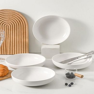 34oz Stoneware Pasta Bowls Set of 4