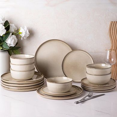 12 Piece Stoneware Dinnerware Set for 4