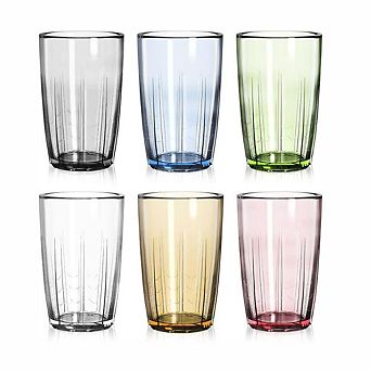 14oz Acrylic Drinking Tumblers Set of 6