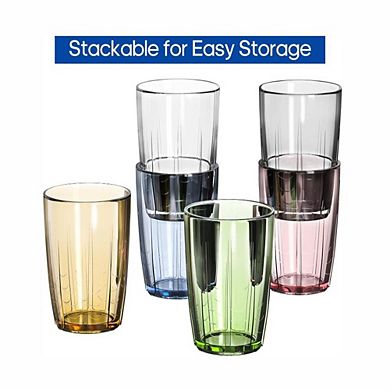 14oz Acrylic Drinking Tumblers Set of 6