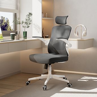 Loheer High Back Ergonomic Mesh Office Chair with Adjustable Headrest and Lumbar Support