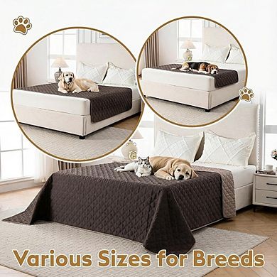 Waterproof Reversible Dog Blanket, Washable Furniture Protector