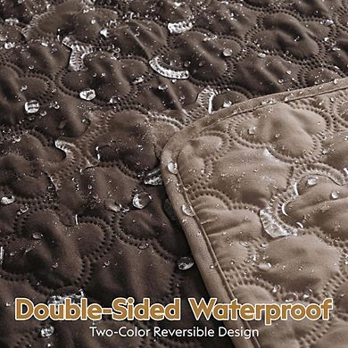 Waterproof Reversible Dog Blanket, Washable Furniture Protector